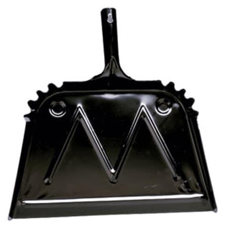 Impact Products Impact Products 4216-90 16 in. Heavy Duty Black Metal Dust Pan 162622